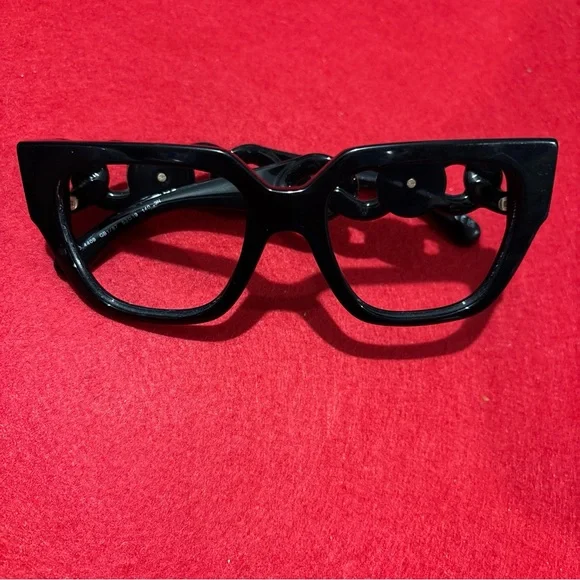 Versace Black and Gold Glasses frame ,vintage - Picture 3 of 5